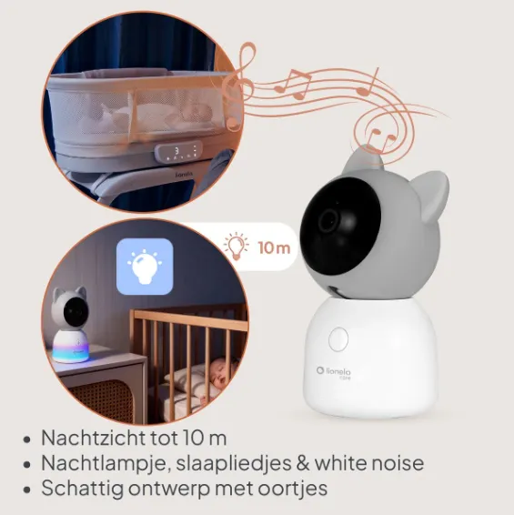 Monitor video bebeluși Lionelo Babyline 9.2 AI 5'', 200 m Monitor video bebeluși Lionelo Babyline 9.2 AI 5'', 200 m