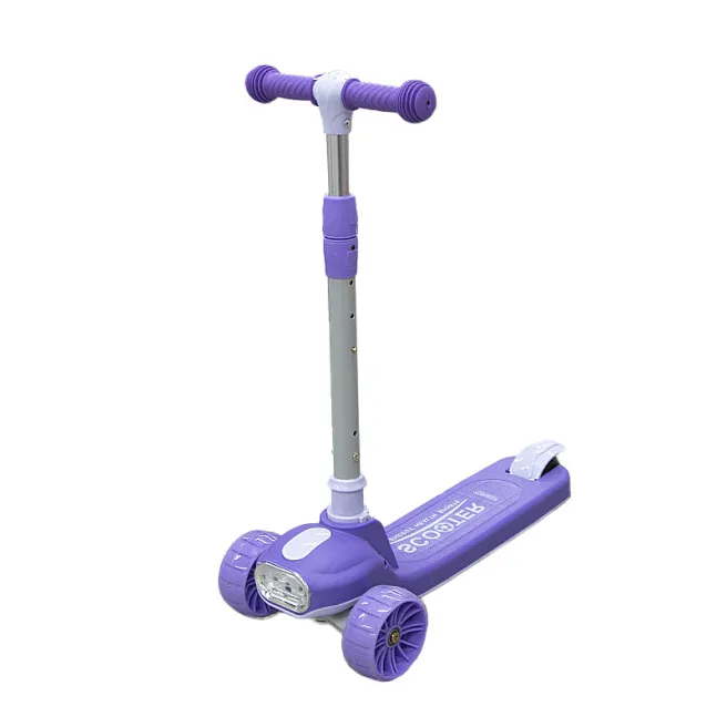 Самокат детский F064, фиолетовый