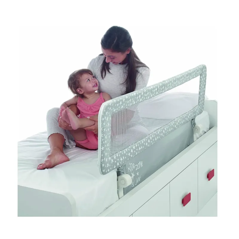 Bariera de siguranta pentru patut 140x55cm Jane (050295 S58) Gri Star Bariera de siguranta pentru patut 140x55cm Jane (050295 S58) Gri Star