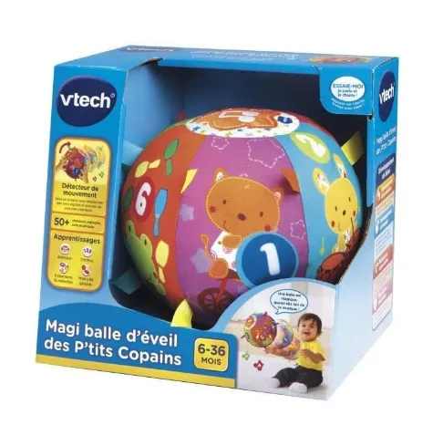 Jucarie bebelusi Vtech - Minge Muzicala, Moale si distractiva, VT166112