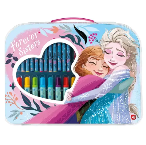 Set pentru desen în valiză Frozen, 34 articole 1023-66223