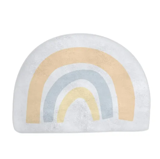 Covoraş pentru copii Kikkaboo Stripy Friends Blue, 60x85 cm