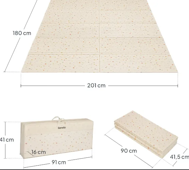 Covoraş pentru copii Lionelo Zora Beige, 180×201 cm Covoraş pentru copii Lionelo Zora Beige, 180×201 cm