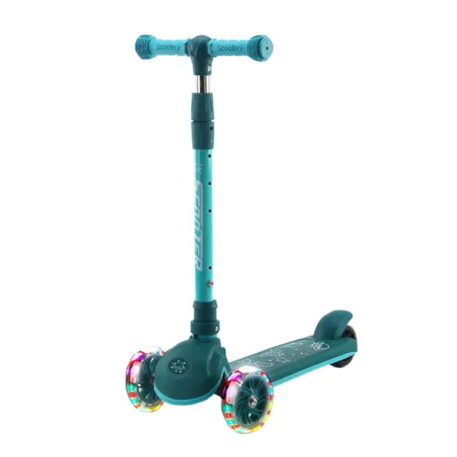 Самокат детский F025, зеленый