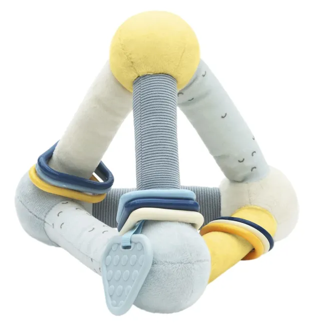 Jucărie de pluș Triunghi KikkaBoo Stripy Friends, 18 cm