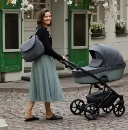 Carucior 2 in 1 Tutis Viva 4 Leather Vanilla Carucior 2 in 1 Tutis Viva 4 Leather Vanilla