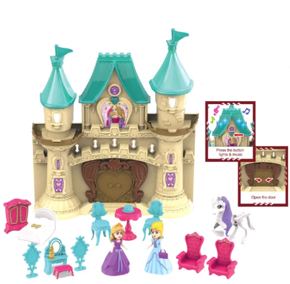 Set de joacă „Castelul micilor prințese”, cu sunet și lumină Set de joacă „Castelul micilor prințese”, cu sunet și lumină