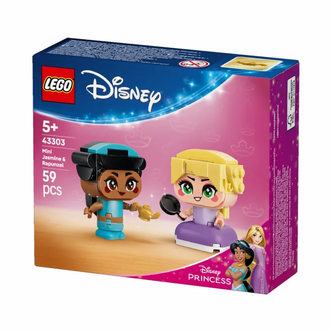 Constructor LEGO Disney Mini Jasmine și Rapunzel, art. 43303