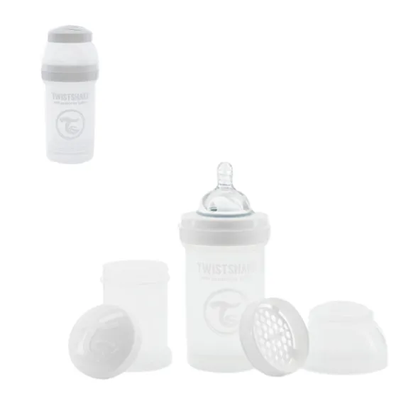 Biberon Anti-Colici, Alb Pastel, 330 ml, 0+ luni