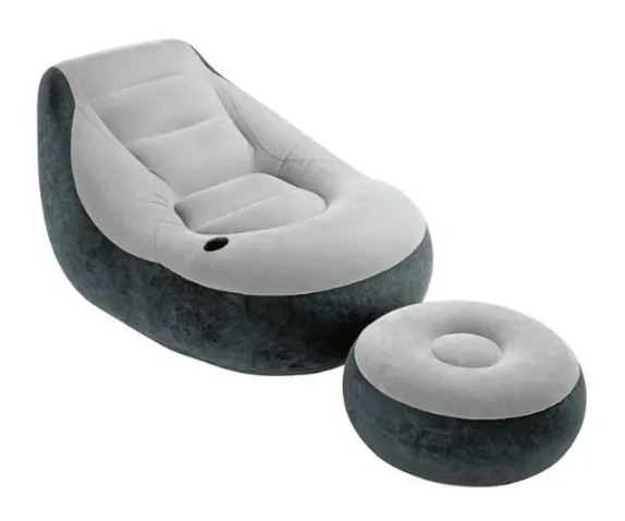 Scaun gonflabil (102x137x79 cm și 64x28cm) (Sarcină maximă: 100 kg) art.68564