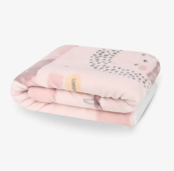 Păturică Kikkaboo Sherpa Hedge-hugs Pink, 110x140 cm Păturică Kikkaboo Sherpa Hedge-hugs Pink, 110x140 cm