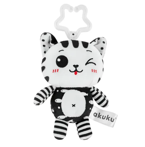 Игрушка на коляску Akuku Kitty Black&White