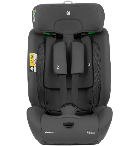 Scaun auto 76-150 cm (i-Size) Isofix KikkaBoo i-Flit Dark Grey Scaun auto 76-150 cm (i-Size) Isofix KikkaBoo i-Flit Dark Grey