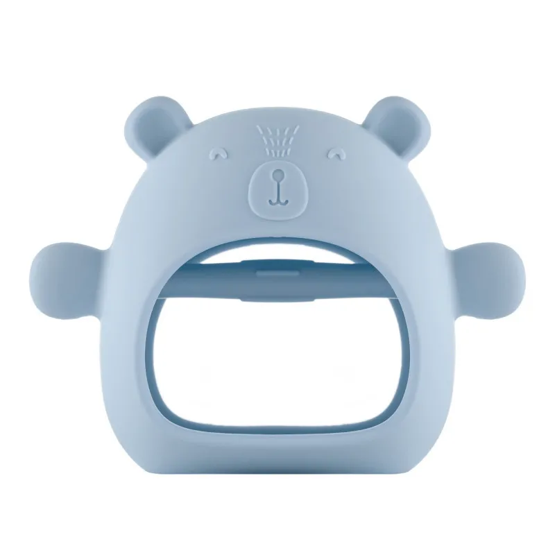 Dentitie din silicon pentru mana Roxy Kids „Bear”, Albastru (RST-003-B)