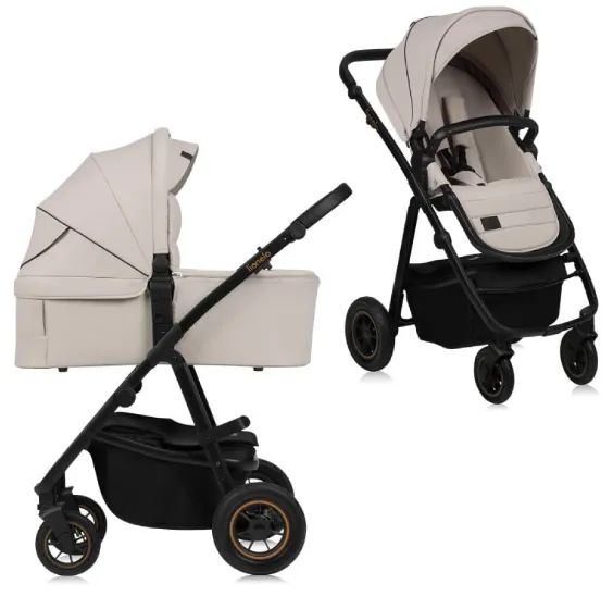 Carucior 2 in 1 Lionelo Amber Plus Beige Sand Carucior 2 in 1 Lionelo Amber Plus Beige Sand