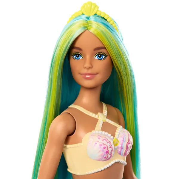 Păpușa Barbie Dreamtopia „Sirena cu păr albastru – verde” Păpușa Barbie Dreamtopia „Sirena cu păr albastru – verde”