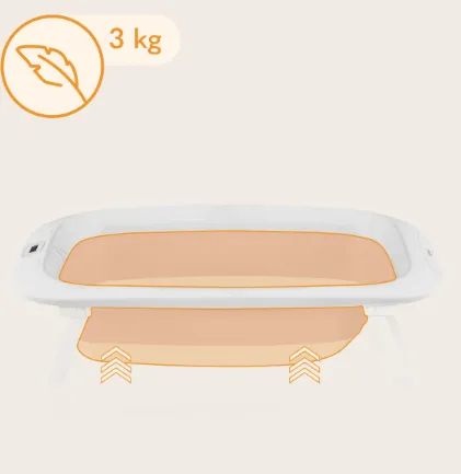 Cadita pliabila cu termometru Lionelo BabyBubble Pink Magnolia, 85 cm Cadita pliabila cu termometru Lionelo BabyBubble Pink Magnolia, 85 cm