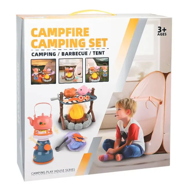 Set de camping cu cort, 47 de elemente