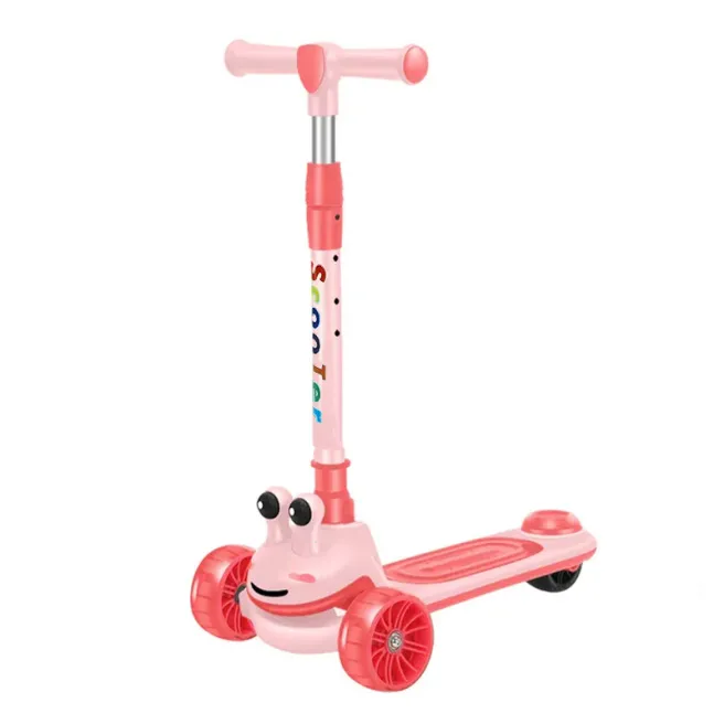 Самокат детский F096, розовый