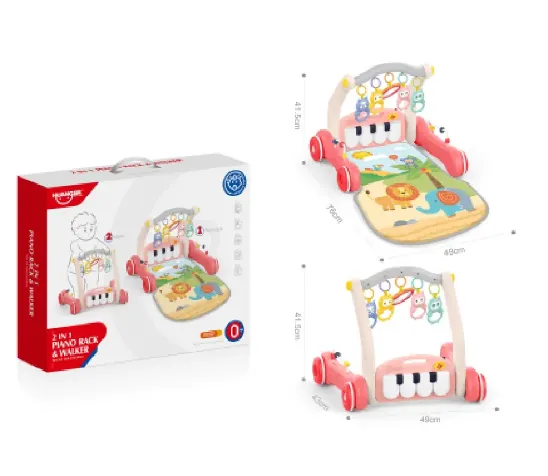 Covoras de joaca cu zornaitoare 2 in 1