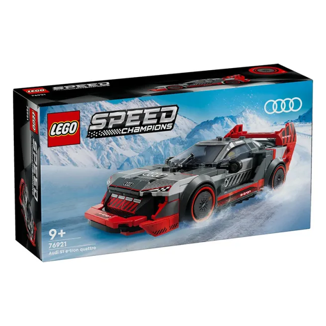 Constructor LEGO Speed Champions Audi S1 E-Tron Quattro mașină de curse, art. 76921