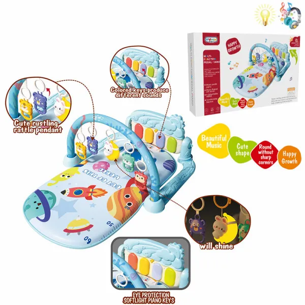 Covoras cu muzica si lumina - albastru 008027 