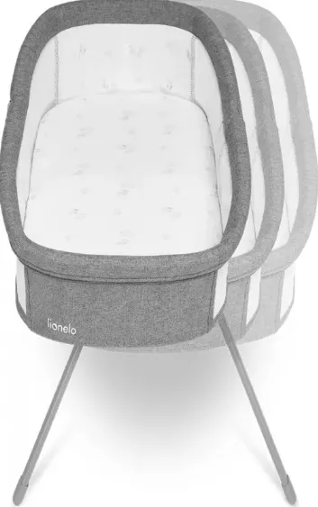 Patut Co-sleeper 3 in 1 Lionelo Malin Grey Stone Patut Co-sleeper 3 in 1 Lionelo Malin Grey Stone