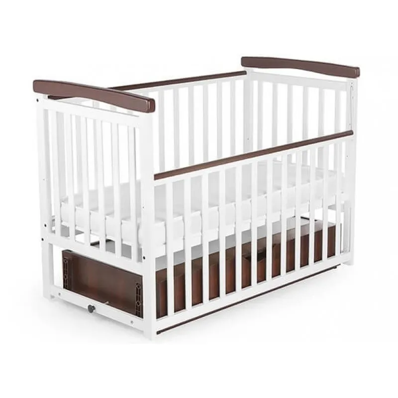 Pătuţ Eucalyptus Charlene-Combi Premium (DS-301) Alb/Nucă Pătuţ Eucalyptus Charlene-Combi Premium (DS-301) Alb/Nucă