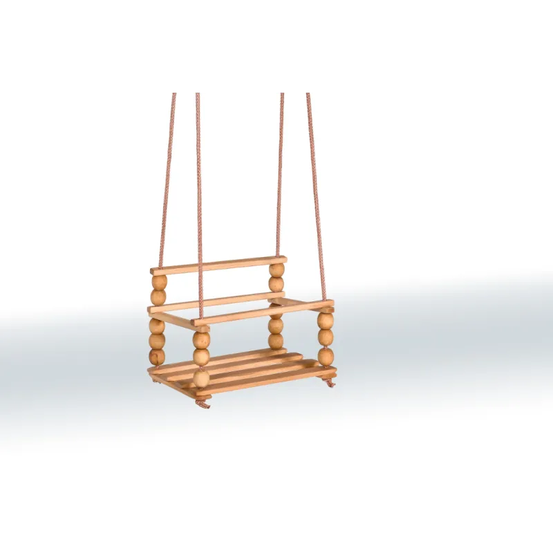 Leagăn din lemn cu spătar (1B-2) Natural