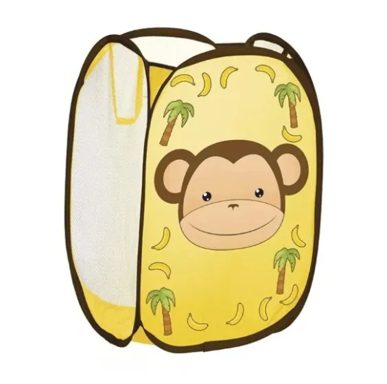 Coș depozitare jucarii, galben, U-Grow Coș depozitare jucarii, galben, U-Grow