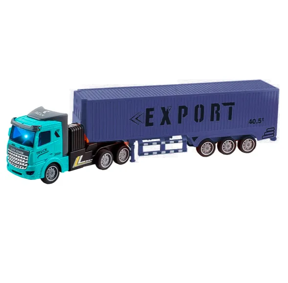Navă container 1:48 pe platformă, baterie SH091-696B