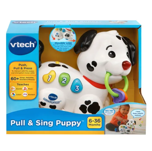 Jucarie interactiva Vtech - Catelusul prietenos 1-2-3, VT502812