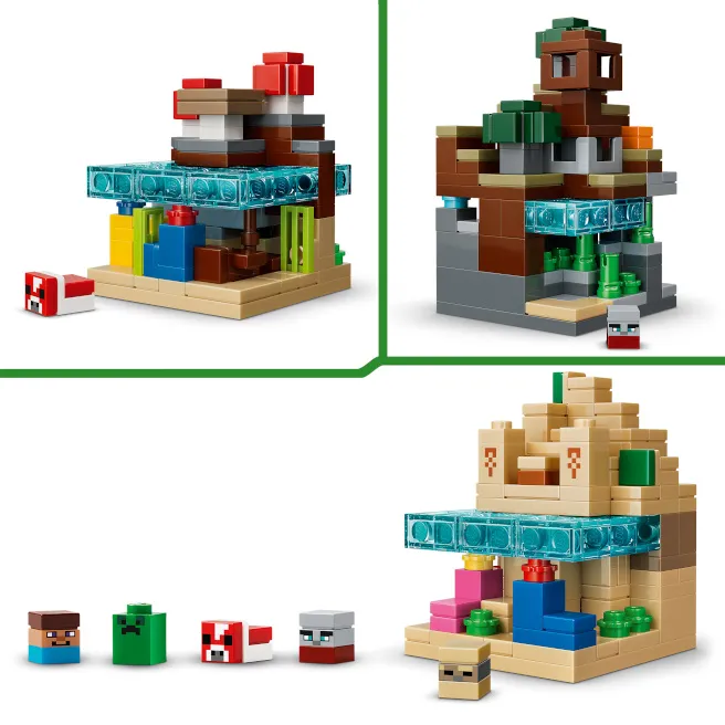 Constructor LEGO Minecraft Mini-biome, art. 21589 Constructor LEGO Minecraft Mini-biome, art. 21589