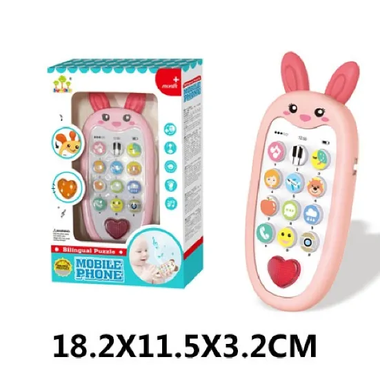 Telefon pe baterii cu sunete si lumini