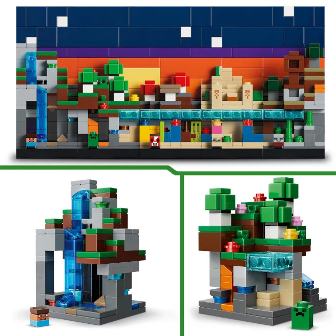 Constructor LEGO Minecraft Mini-biome, art. 21589 Constructor LEGO Minecraft Mini-biome, art. 21589