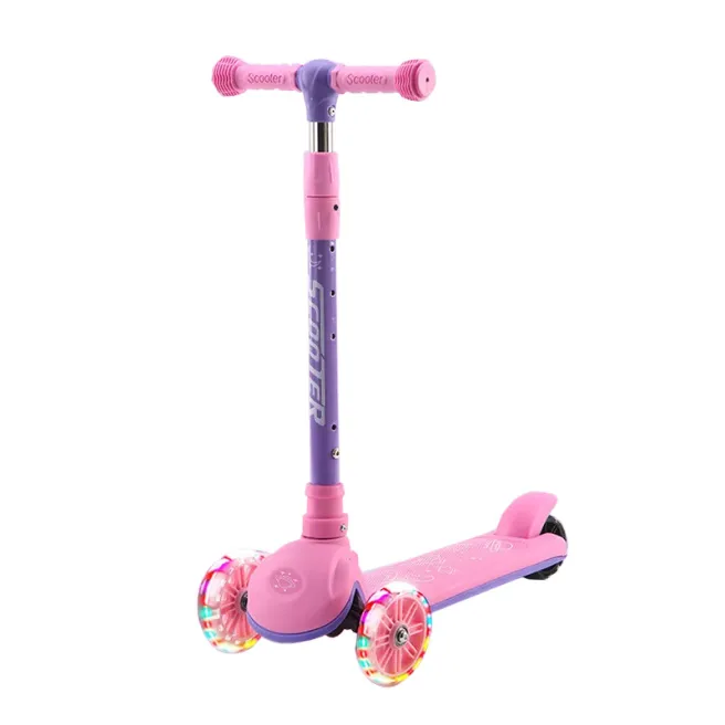 Самокат детский F025, розовый