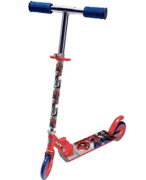 Trotineta cu 2 roti luminoase Spider-man, 5004-50278