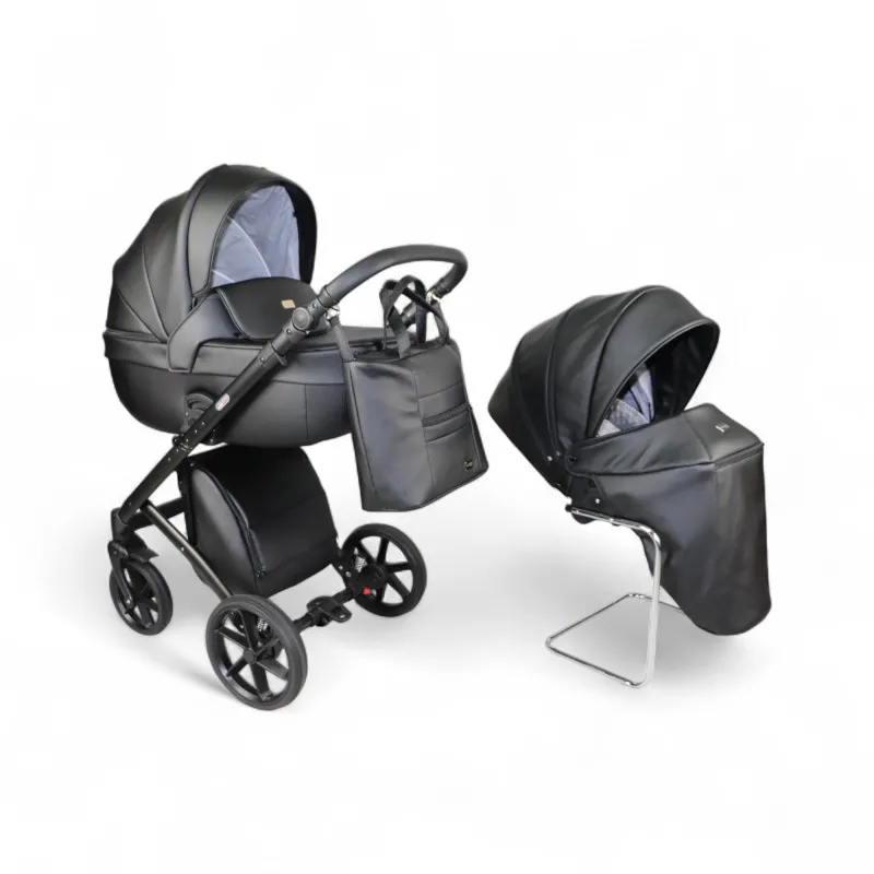 Carucior 2in1 Sojan Accord Piele (2010603) Negru Carucior 2in1 Sojan Accord Piele (2010603) Negru