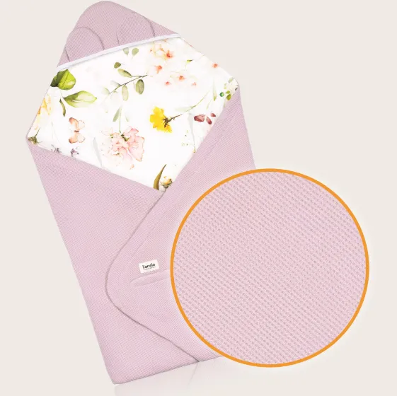 Păturica pentru scoica auto Lionelo Travel Pink Flower, 90x90 cm Păturica pentru scoica auto Lionelo Travel Pink Flower, 90x90 cm