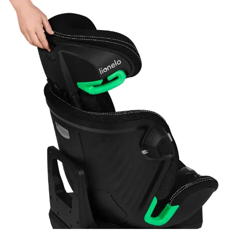 Scaun auto 0-36kg (I-Size) Lionelo Harmony Grey Graphite, rotativ 360 Scaun auto 0-36kg (I-Size) Lionelo Harmony Grey Graphite, rotativ 360