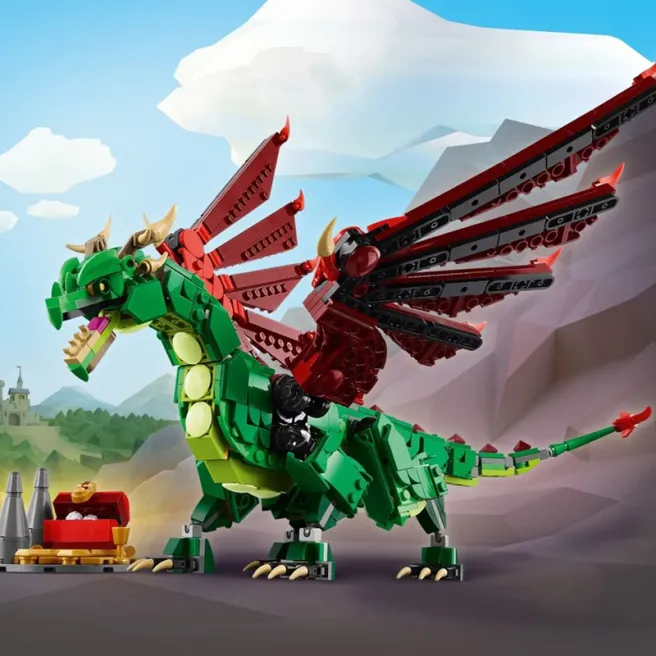 Constructor LEGO Creator Dragon medieval, art. 31161 Constructor LEGO Creator Dragon medieval, art. 31161