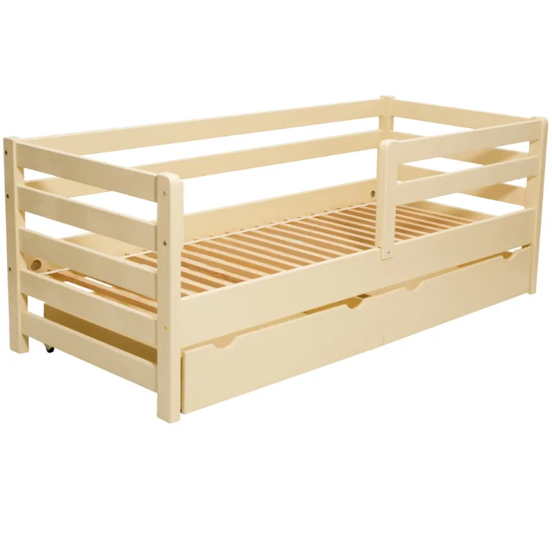 Pat Goydalka AURORA cu sertar (1B510-3) Bej 160x80cm Pat Goydalka AURORA cu sertar (1B510-3) Bej 160x80cm