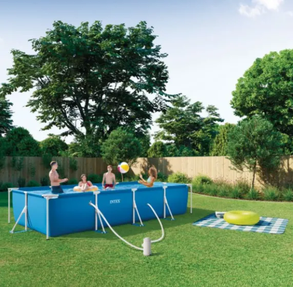 INTEX Piscină RECTANGULAR FRAME 450x220x84cm, 7127L, cadru metalic INTEX Piscină RECTANGULAR FRAME 450x220x84cm, 7127L, cadru metalic