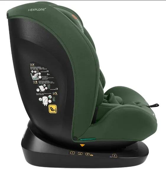 Scaun auto 40-150 cm (i-Size) KikkaBoo i-Explore 2 Army Green Scaun auto 40-150 cm (i-Size) KikkaBoo i-Explore 2 Army Green