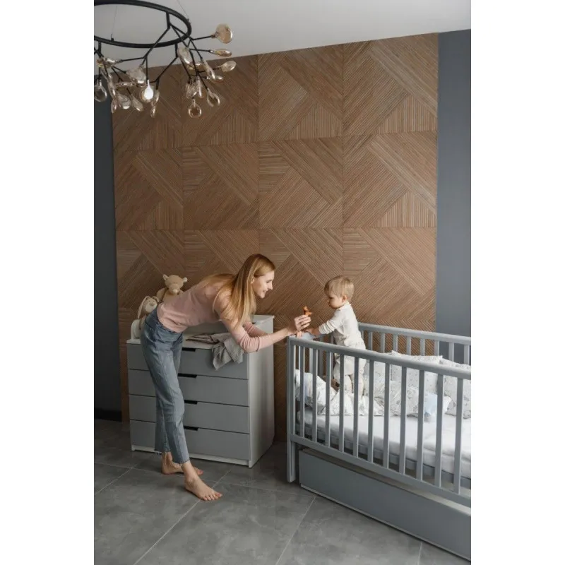 Pătuţ Eucalyptus Mia Premium (DS-405) Gri Pătuţ Eucalyptus Mia Premium (DS-405) Gri