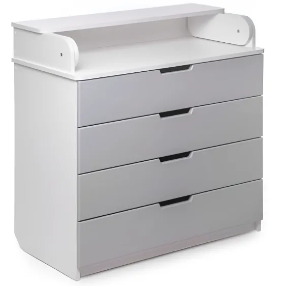 Комод-пеленальный столик PernaMea HappyBaby 900 Light Grey