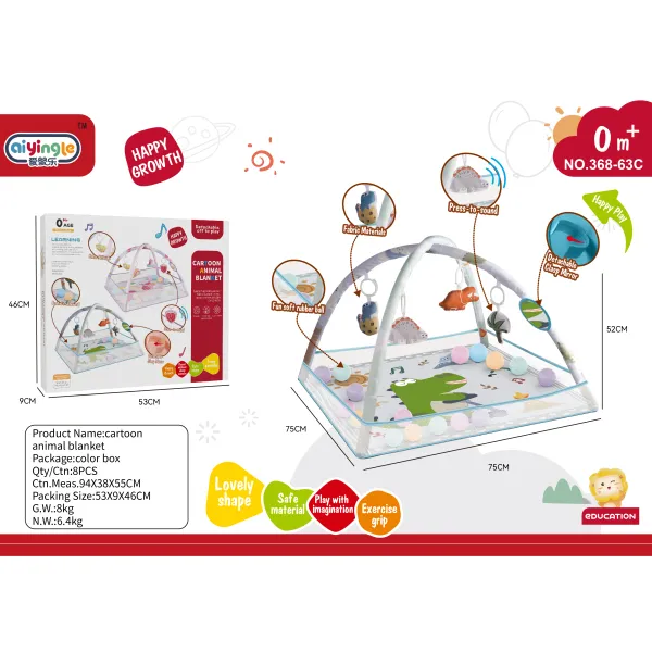 Covoras cu accesorii - Dino 007473 