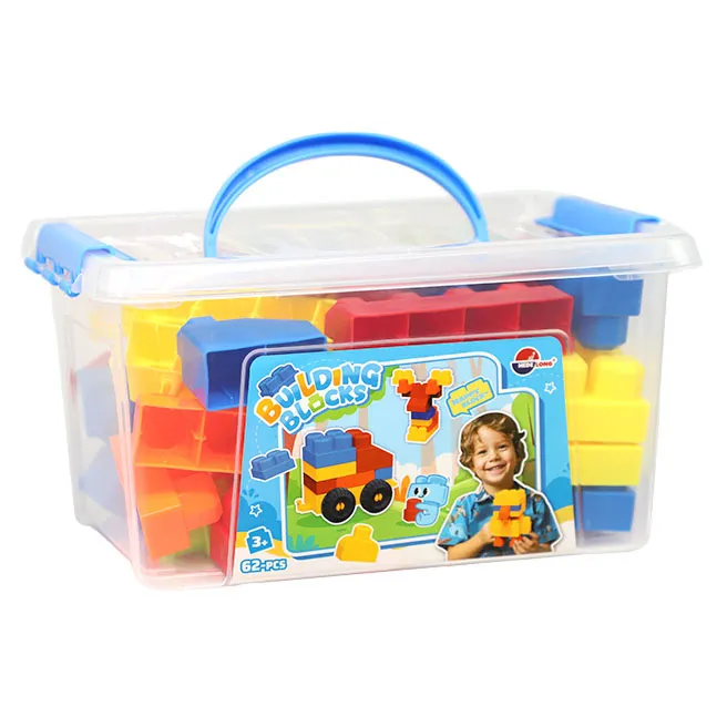 Конструктор в контейнере, 62 деталей, код 910083