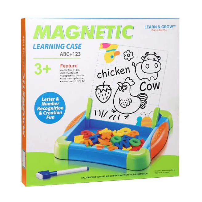 Tablă didactică cu litere și cifre magnetice, cod 910003