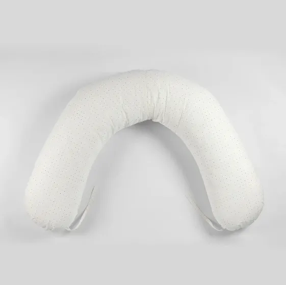 Pernă pentru gravide PM forma-V cu față de pernă Bulina Ivory, 135 cm Pernă pentru gravide PM forma-V cu față de pernă Bulina Ivory, 135 cm